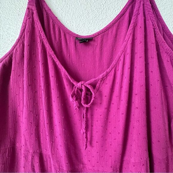 Torrid Tank Top Women’s Pink Tiered Adjustable Straps Size 6X - Picture 3 of 10